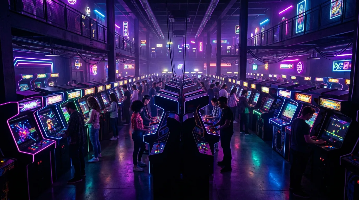 Sala gier z automatami arcade